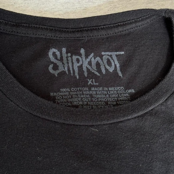 Slipknot "Wait & Bleed" Band AOP Graphics Black Tee Shirt - Picture 5 of 6